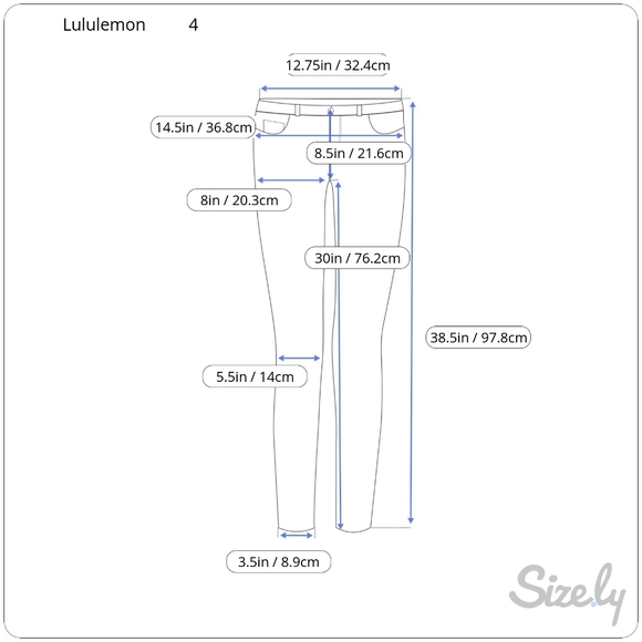 Lululemon ruched leggings size 4 - Picture 8 of 8
